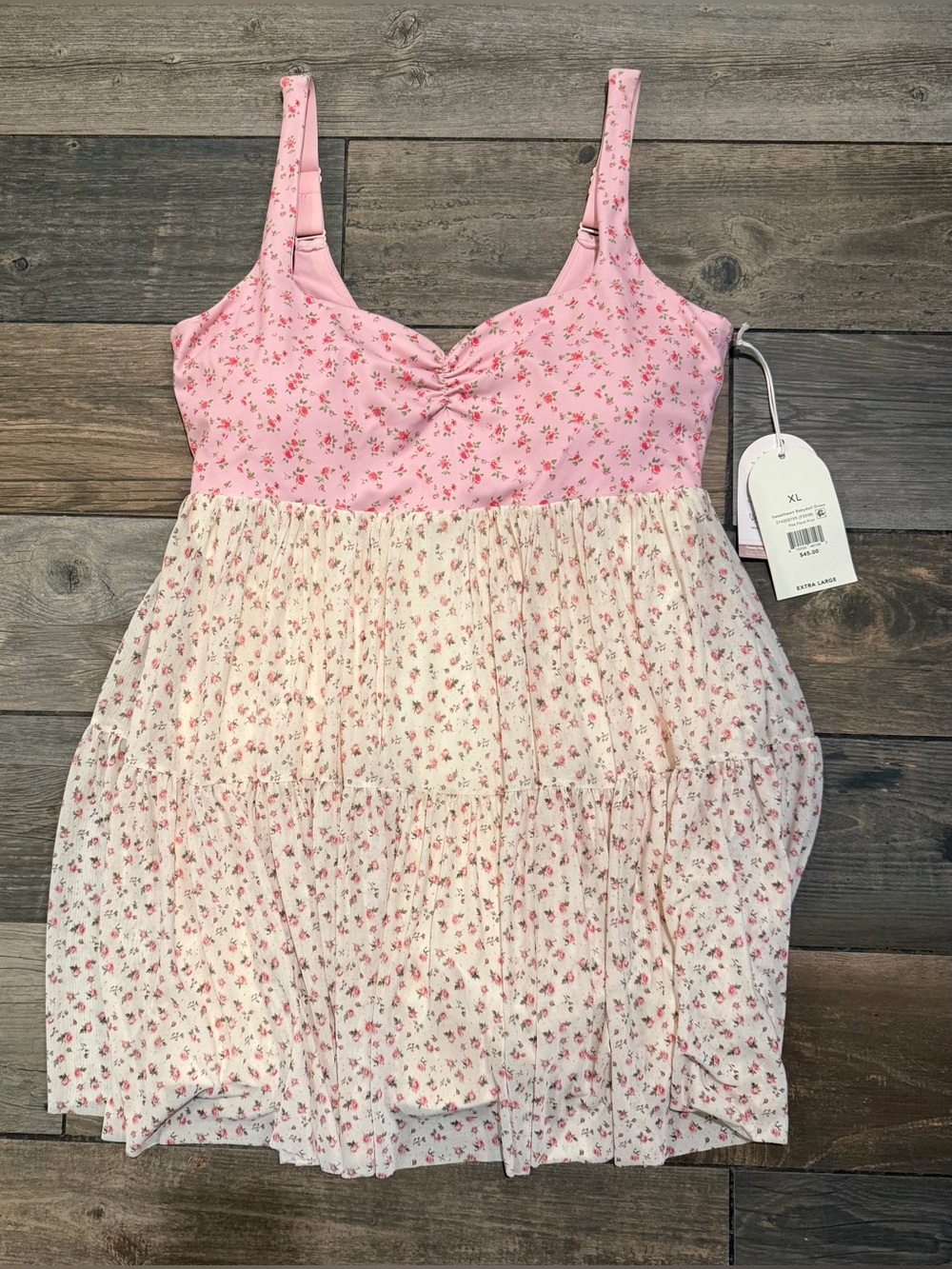 Blogilates Sweetheart Babydoll Dress Cottagecore